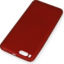 Newface Xiaomi Mi Note 3 Kılıf Premium Rubber Silikon - Bordo