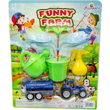 King Toys Traktörlü Funny Farm - Yubi Oyuncak