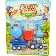 King Toys Traktörlü Funny Farm - Yubi Oyuncak