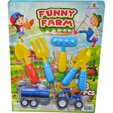 King Toys Traktörlü Funny Farm - Yubi Oyuncak