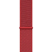 Kyver Apple Watch Seri 10 42mm, Seri 9/8/7/6/SE/5/4/3 Spor Loop Dokuma 41mm 40mm 38mm Uyumlu Kırmızı