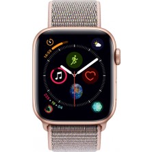 Kyver Apple Watch Seri 10/9/8/7/6/SE/5/4/3 Spor Loop Kordon 46mm 45mm 44mm 42mm Uyumlu Kum Pembesi
