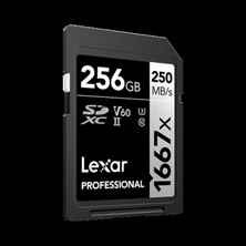 Lexar 256GB 1667X Sdxc™ Uhs-Iı C10 V60 U3 Hafıza Kartı