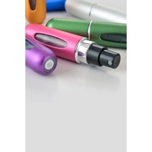 Gilli Store Cep Parfüm Şişesi Atomizer Seyahat Doldurulabilir Parfüm Şişesi Cep Kolonya Şişesi Renkli 5 ml