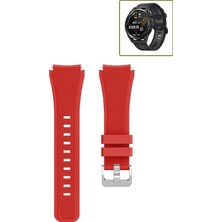Tagomoon Huawei Watch Gt Runner Akıllı Saat Uyumlu Kordon Tırtık Desenli Tokalı Silikon Kayış