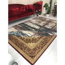 Meka Yakut Model Ipek Kadife Lastikli Halı Örtüsü