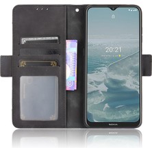 Seniee Nokia G20 / Nokia G10 Kart Yuvalı Deri Cüzdan Telefon Kılıfı (Yurt Dışından)