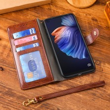 Seniee Xiaomi Redmi Note 12 Pro 4g Için Telefon Kılıfı Kart Yuvalı Deri Telefon Kılıfı (Yurt Dışından)