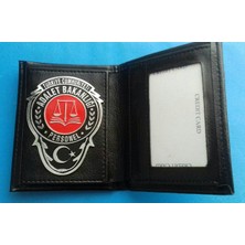 Aldatmaz Yenı Tasarım -Adalet Bakanlığı,rozetli Cüzdanı-Al-Kurum Adresıne Gonderılır.