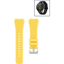 Tagomoon Huawei Watch Gt4 46MM Akıllı Saat Uyumlu Kordon Tırtık Desenli Tokalı Silikon Kayış