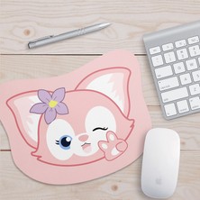 Karikatür Yaratıcı Deri Sevimli Kaymaz Mouse Pad (Yurt Dışından)