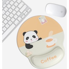 Bilek Sevimli Panda Kaymaz Silikon Bilgisayar Mouse Pad (Yurt Dışından)