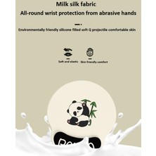 Bilek Sevimli Panda Kaymaz Silikon Bilgisayar Mouse Pad (Yurt Dışından)