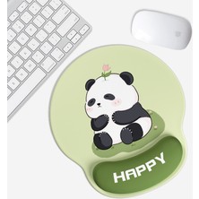 Bilek Sevimli Panda Kaymaz Silikon Bilgisayar Mouse Pad (Yurt Dışından)