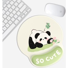 Bilek Sevimli Panda Kaymaz Silikon Bilgisayar Mouse Pad (Yurt Dışından)