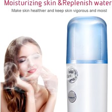 Nano Megamus 30ml Nano Yüz Vapur Makinesi,Yüz Buharlaştırıcı Püskürtücü Cilt Nemlendirici