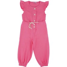Best Kids Kız Çocuk Kolu Fırfırlı Tulum