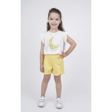 Best Kids Kız Çocuk Kolları Fırfırlı Bluz