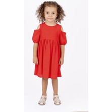 Best Kids Kız Çocuk Omuzu Açık Elbise