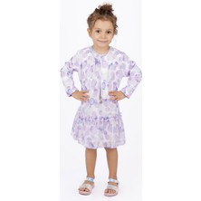 Best Kids Kız Çocuk Desenli Crop Ceket