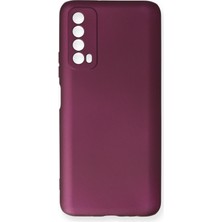 Newface Huawei P Smart 2021 Kılıf Premium Rubber Silikon - Mürdüm