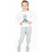 Best Kids Kız Çocuk Taş Baskılı Sweatshırt