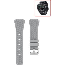 Tagomoon Honor Magic Watch 2 46MM Akıllı Saat Uyumlu Kordon Tırtık Desenli Tokalı Silikon Kayış