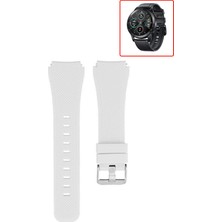 Tagomoon Honor Magic Watch 2 46MM Akıllı Saat Uyumlu Kordon Tırtık Desenli Tokalı Silikon Kayış