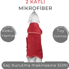 Oya Pet Microlux Köpek Bornozu, 2 Katlı