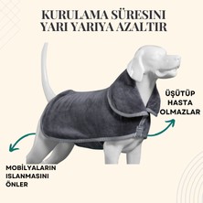 Oya Pet Microlux Köpek Bornozu, 2 Katlı