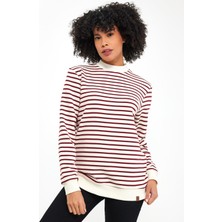 Alexander Gardi Bisiklet Yaka Çizgili SWEATSHİRT(E23-761A-BYN)