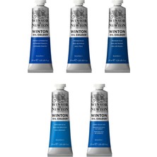 Winsor&newton Yağlı Boya Seti 5'li Yağlı Boya Set Yağlı Boya Başlangıç Seti 5li Mavi Tonları Set9