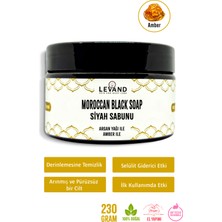 Levand 3lü Vücut Peeling Seti/ Amber Siyah Sabunu + Body Butter Fantasy+ Kalın Kese (3'Lü Set)