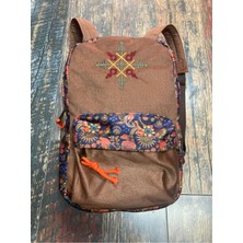 Street Bag Nubi Etnik Otantik Desenli Nakışlı Sırt Çantası Bohem Sırt Çantası Günlük Kullanım Seyehat
