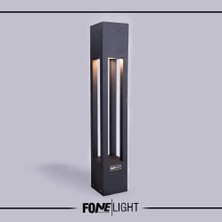 Fonelight Bollard Aydınlatma - Bahçe Yürüyüş Yolu Aydınlatma - Pazlanmaz, Toz ve Su Geçirmez Dış Mekan Aydınlatma Armatürü AKA010 75CM