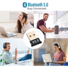 Megamus Mini V5.0 USB Bluetooth Dongle 5.0 Bluetooth Adaptör Megamus USB Dongle