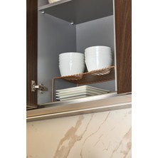 Edora Home Dolap Içi Düzenleyici Çok Amaçlı Rose Raf - Metal Paslanmaz