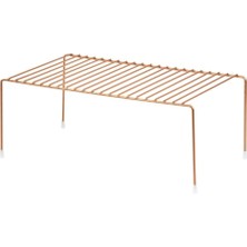 Edora Home Dolap Içi Düzenleyici Çok Amaçlı Rose Raf - Metal Paslanmaz