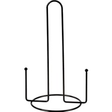 Edora Home Siyah Misketli Kağıt Rulo Havluluk, Ergonomik Dik Havluluk - Metal Paslanmaz