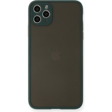 Newface Apple iPhone 11 Pro Kılıf Montreal Silikon Kapak - Yeşil