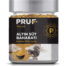 Pruf Altın Süt Baharatı Golden Milk Spice 145 gr Sağlıklı Cam Kavanoz