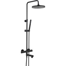 Pesen Luxana Termostatik Duş Seti 3yollu - Mat Siyah