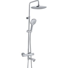 Pesen Venora Termostatik Duş Seti 3 Yollu - Krom