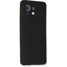 Newface Xiaomi Mi 11 Kılıf Premium Rubber Silikon - Siyah