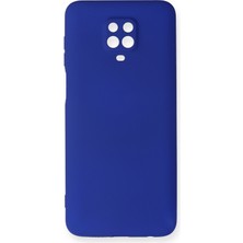 Newface Xiaomi Redmi Note 9s Kılıf Premium Rubber Silikon - Lacivert