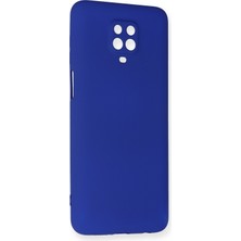 Newface Xiaomi Redmi Note 9s Kılıf Premium Rubber Silikon - Lacivert