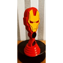 3D HAPPY Iron Man Masaüstü Kulaklık Standı