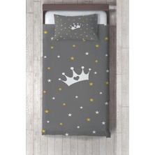 Talia Home  yıldızlı Taç Desenli Yatak Örtüsü TLAY-247