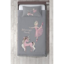 Talia Home  balerin Kızlı Yatak Örtüsü TLAY-265