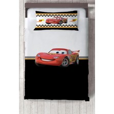 Talia Home  arabalı Mcqueen Desenli Yatak Örtüsü TLAY-267